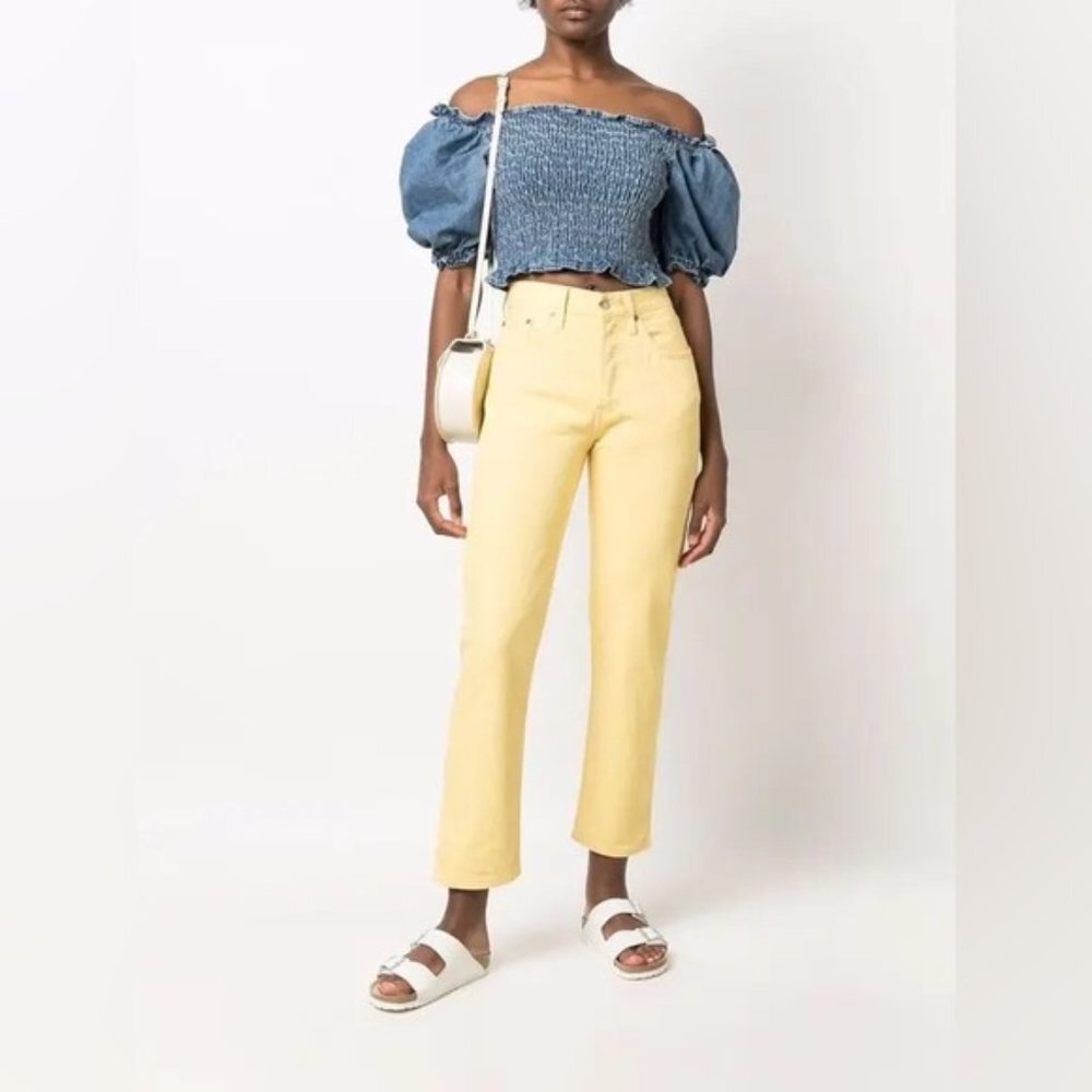Levi's Yellow Straight Leg Jeans NWT